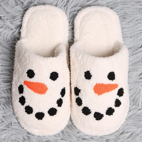 Kids Snowman Slippers