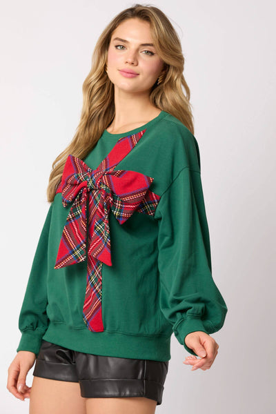 Fantastic Fawn - Christmas Sweatshirt - Preorders: GREEN / M