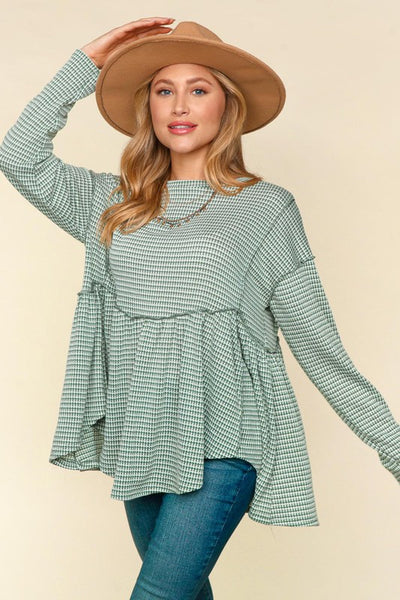 Olive Babydoll top