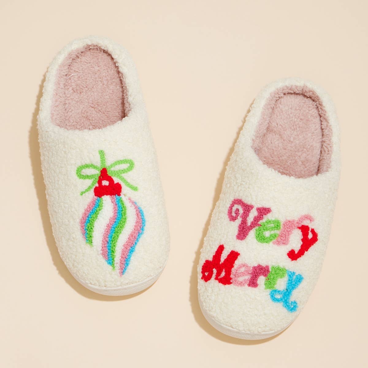 Lilla Haven - Very Marry Christmas Home Slippers: Multi / Medium / 4DL98013