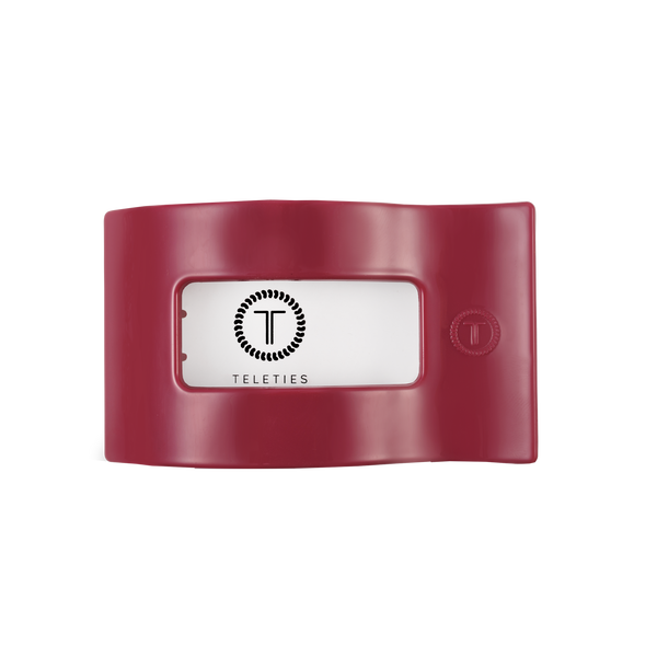 TELETIES - Flat Rectangle Hair Clip | Medium | Wild Side