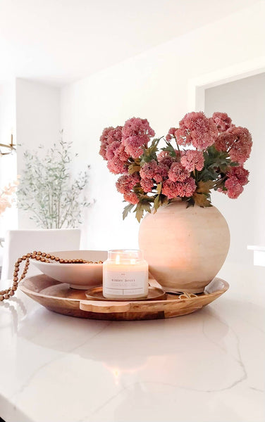 Forget Me Not Candle - Winter Berry 22 oz Glass Candle