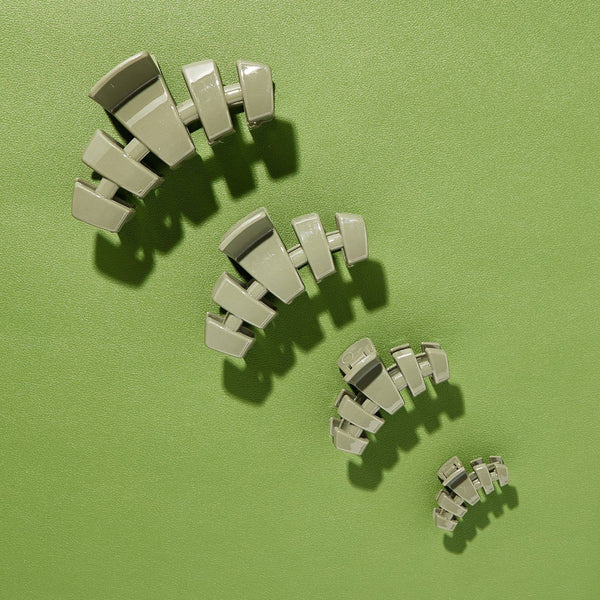 TELETIES - Classic Hair Clip | Medium | Sage It Ain't So