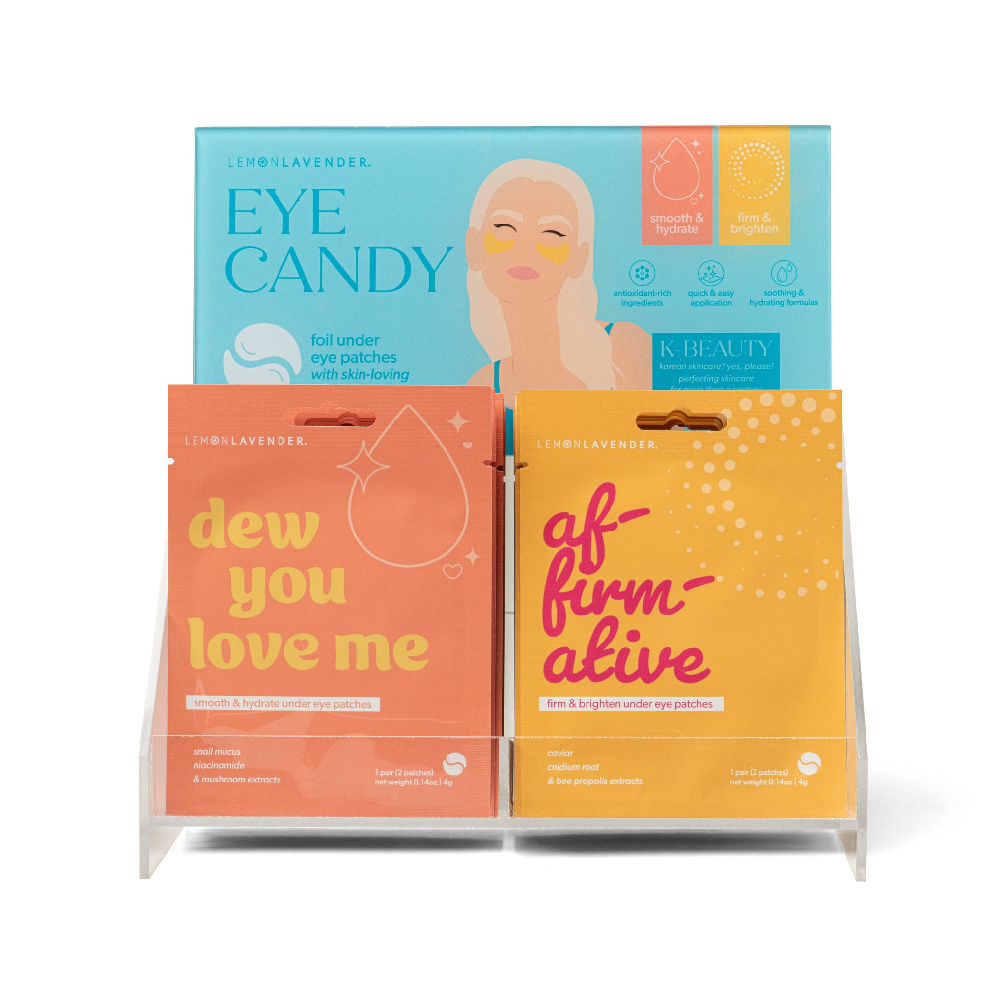 DM Merchandising - Lemon Lavender Eye Candy Foil Under Eye Patches Assortment