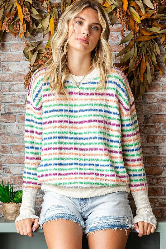 Multi Striped Sweater