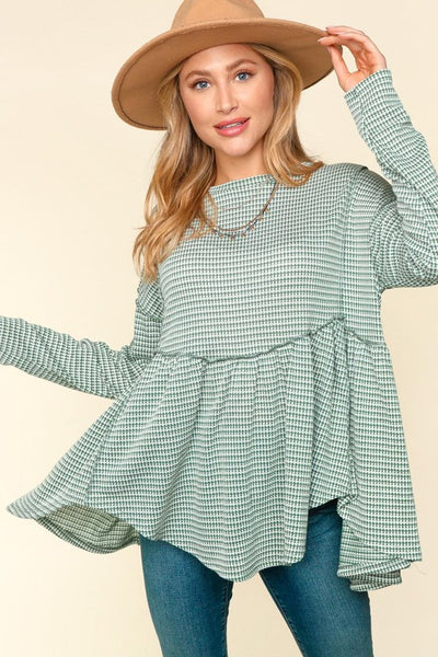 Olive Babydoll top