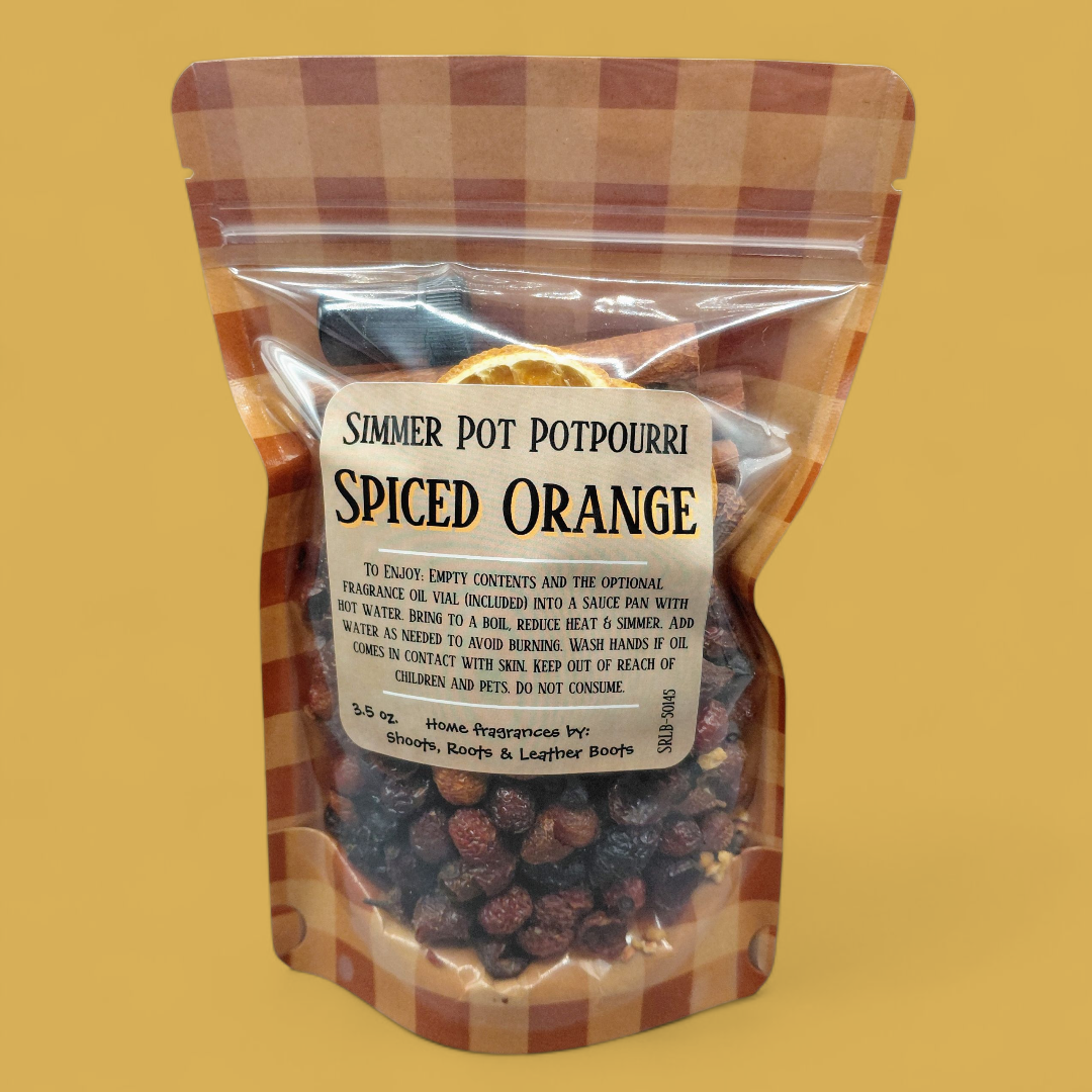 Shoots, Roots & Leather Boots - Potpourri Simmer Pot- Spiced Orange 3.5 oz.