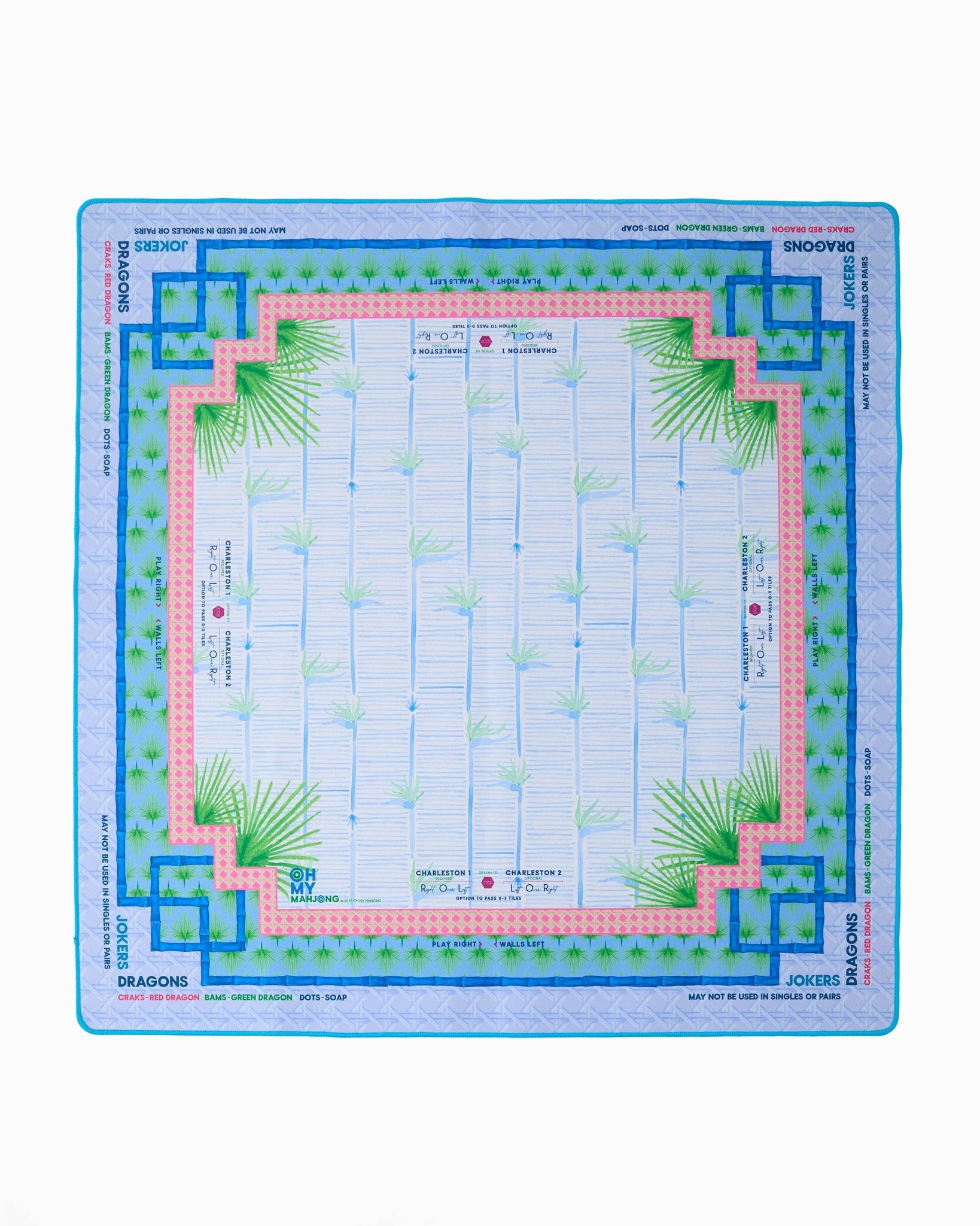 Oh My Mahjong - Palm Paradise Mahjong Mat