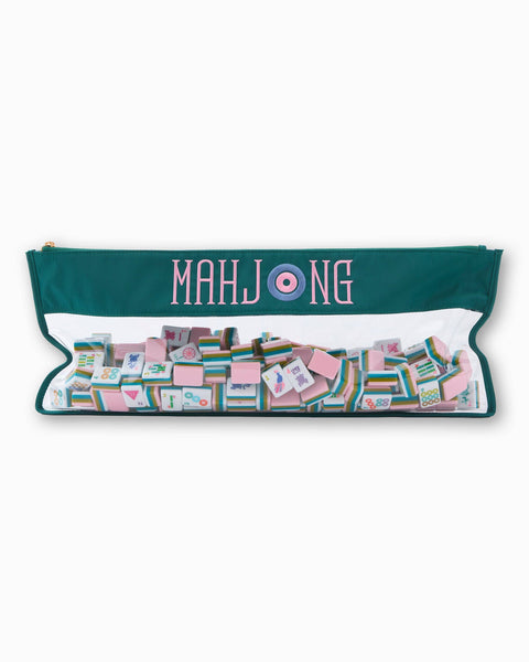 Oh My Mahjong - Teal Mahjong Bag