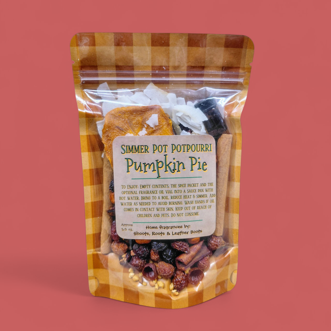 Shoots, Roots & Leather Boots - Potpourri Simmer Pot- Pumpkin Pie 3.5 oz.