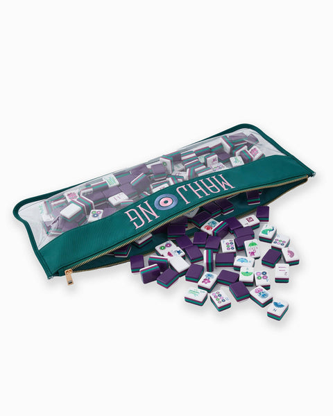 Oh My Mahjong - Teal Mahjong Bag