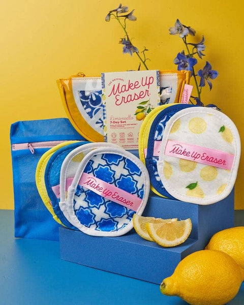 MakeUp Eraser - Limoncello 7-Day Set & MakeUp Bag Gift Set | Summer