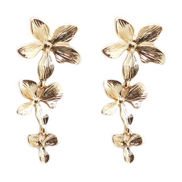 Viv&Lou - Gold Finest Flower Earrings