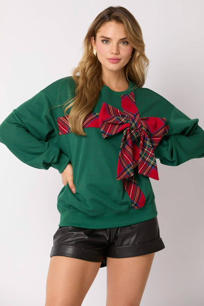 Fantastic Fawn - Christmas Sweatshirt - Preorders: GREEN / L
