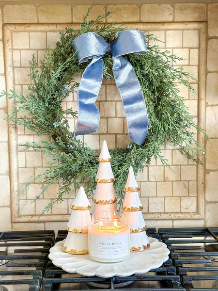 Forget Me Not Candle - Winter Berry 22 oz Glass Candle