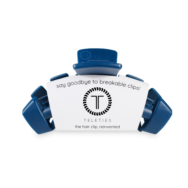 TELETIES - Classic Hair Clip | Med. | Midnight Rain