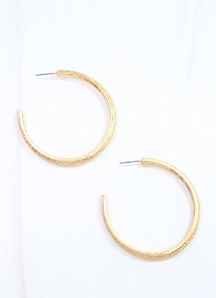 Caroline Hill - Loxley Hoop Earring Gold: Default
