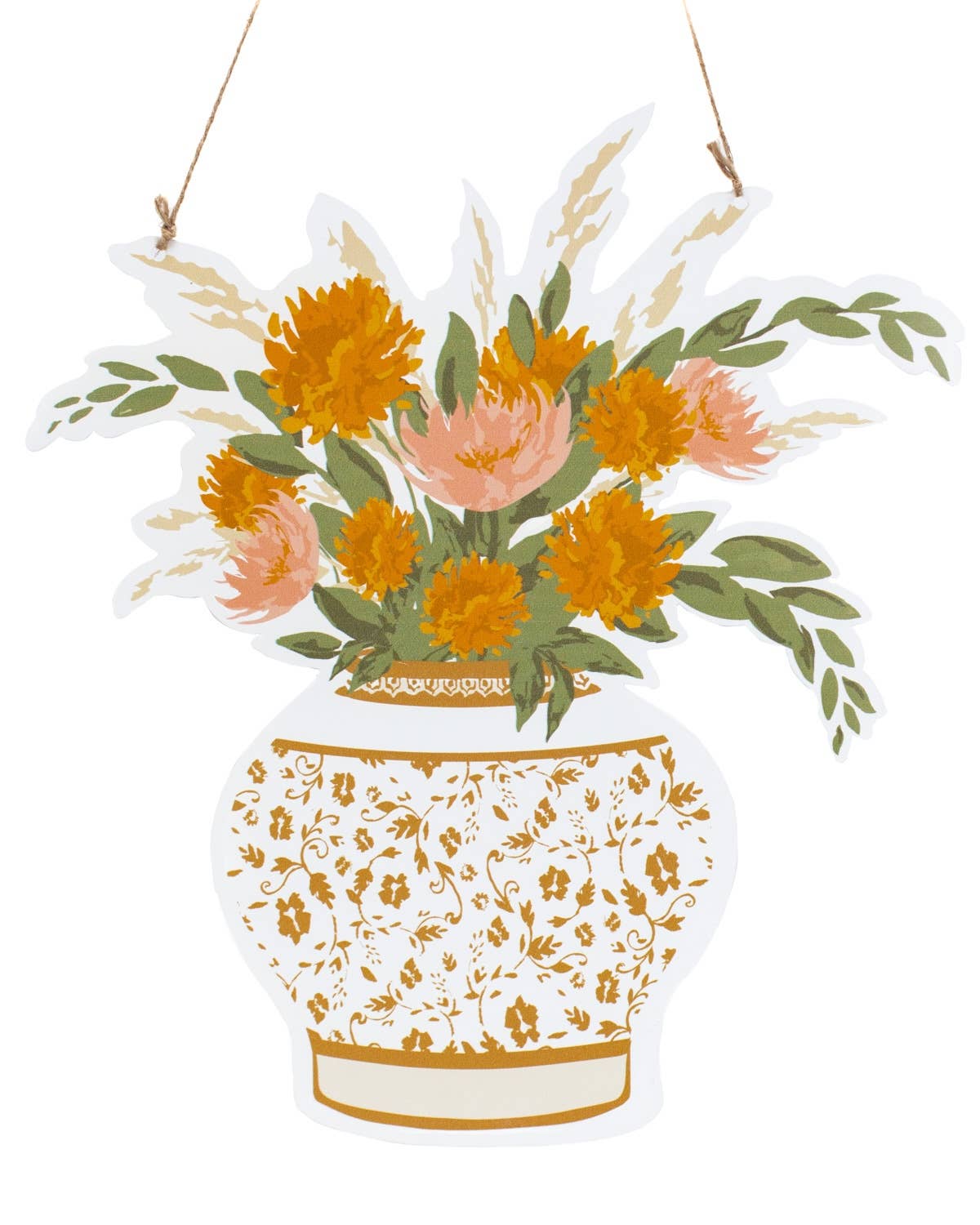 The Royal Standard - Fall Florals Door Hanger   Multi    22x19.75