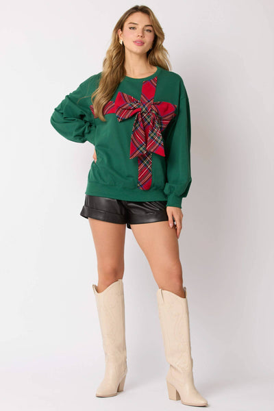 Fantastic Fawn - Christmas Sweatshirt - Preorders: GREEN / S