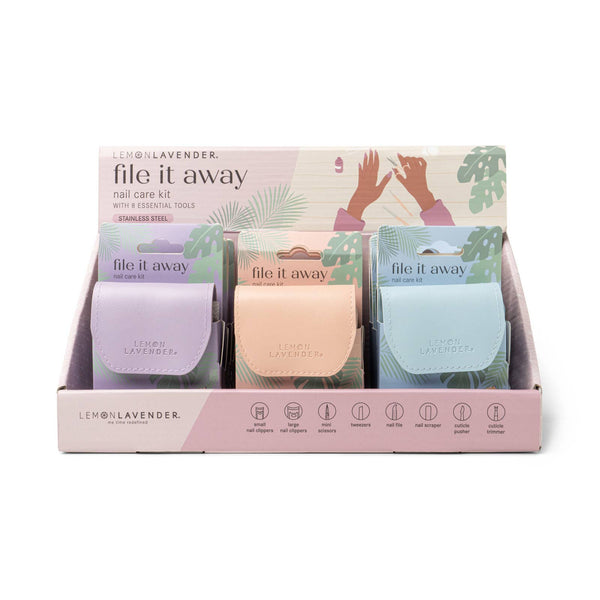 DM Merchandising - Lemon Lavender File It Away Nail Care Kit