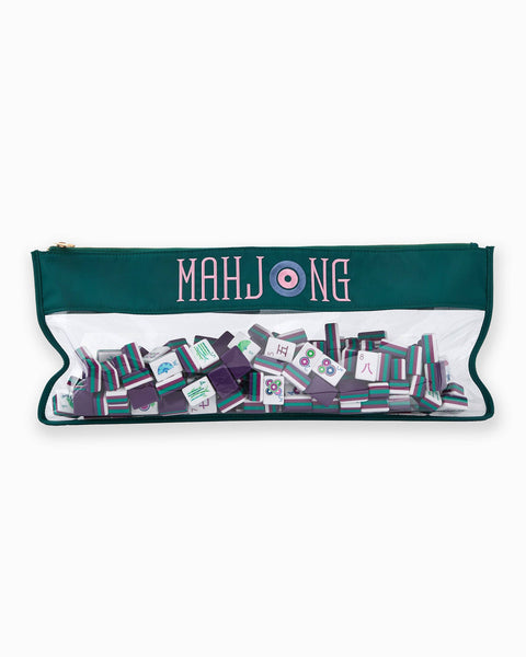 Oh My Mahjong - Teal Mahjong Bag