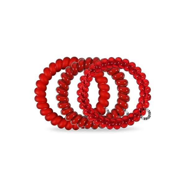 TELETIES - Spiral Hair Coils | Large | Red Carpet Ready Hair Ties
