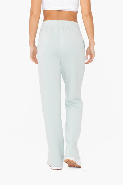 Mono B - Elevated Wide Leg Lounge Pants: Black / S:M:L (2:2:2)