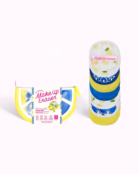 MakeUp Eraser - Limoncello 7-Day Set & MakeUp Bag Gift Set | Summer