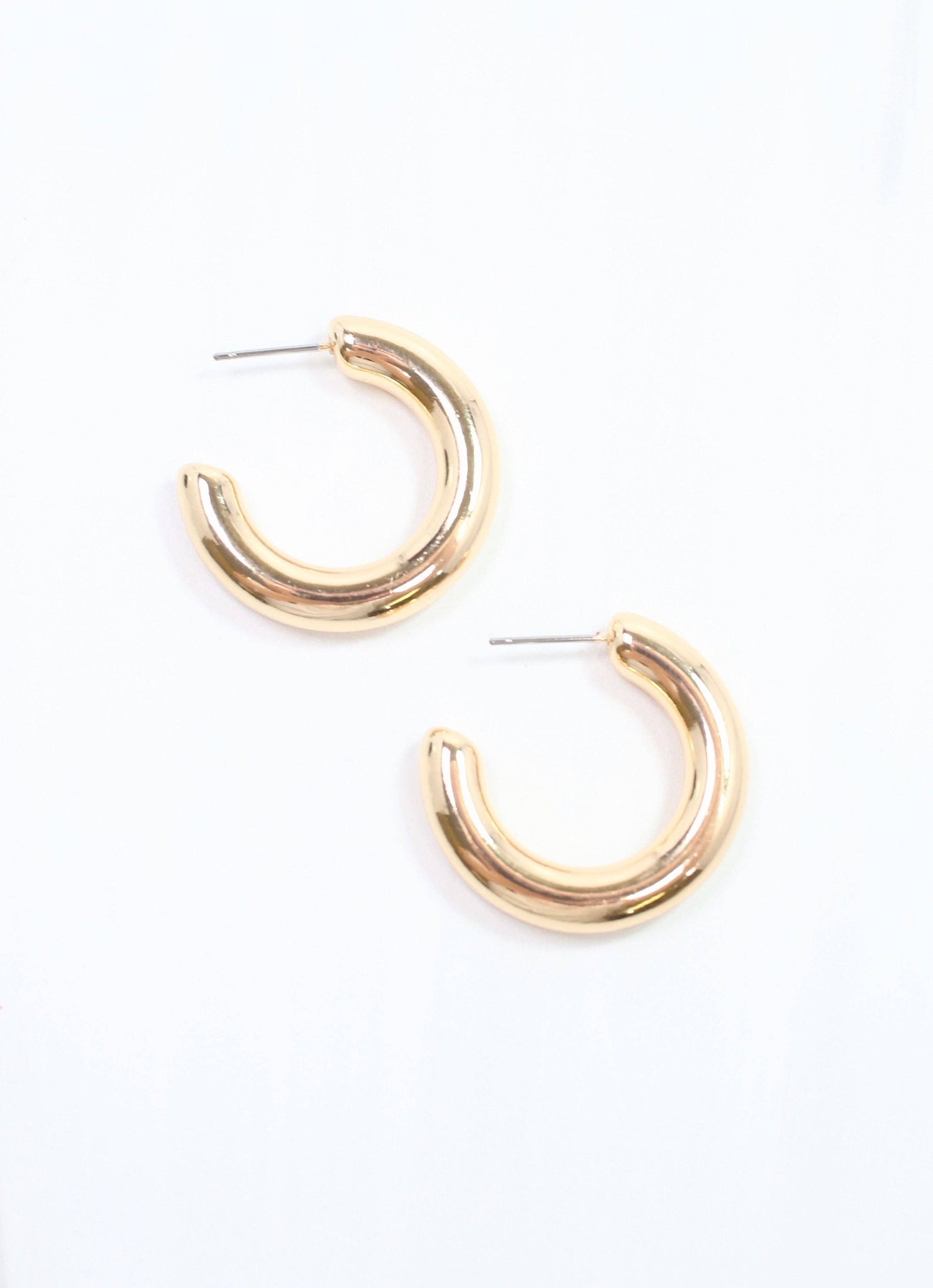 Caroline Hill - Jesse Hoop Earring Shiny Gold: Default