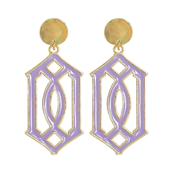 Viv&Lou - Lilac Trellis Earrings