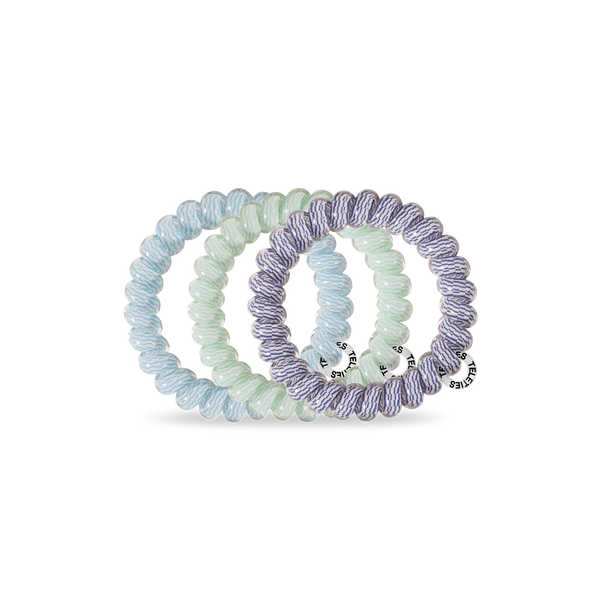 TELETIES - Spiral Hair Coil | Large | Totally Turquoise