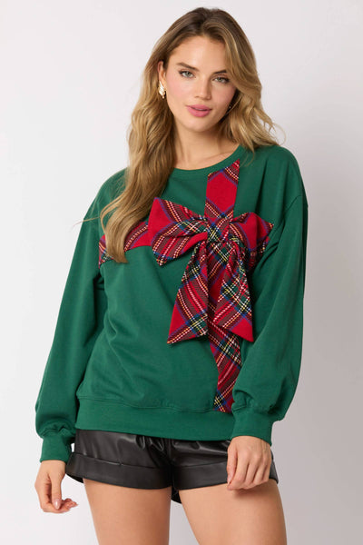Fantastic Fawn - Christmas Sweatshirt - Preorders: GREEN / S