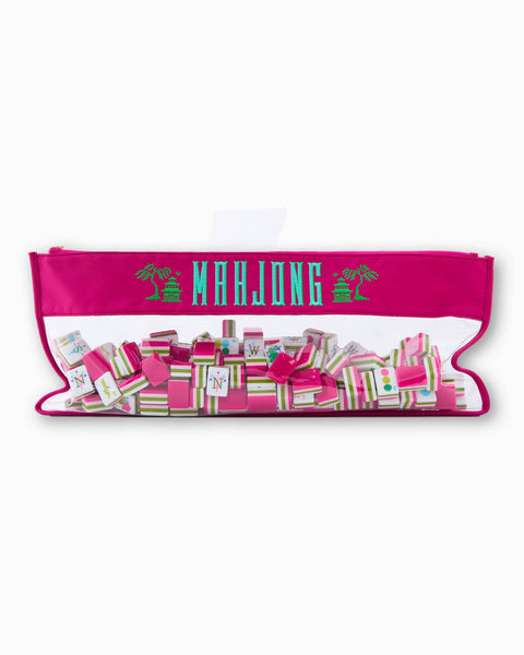Oh My Mahjong - Magenta Pagoda Mahjong Bag