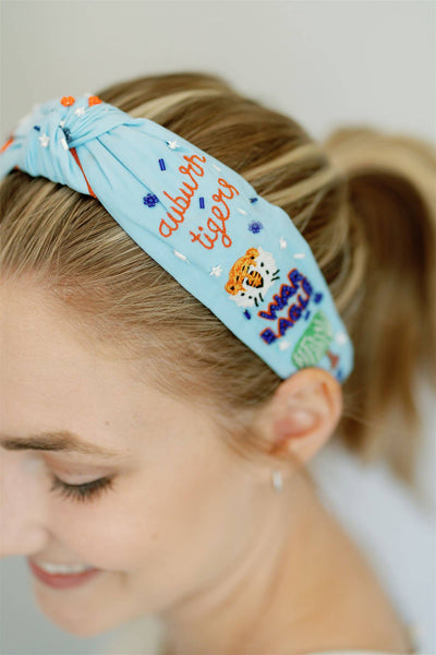 Gracefully Made Art - Auburn University Beaded Headband