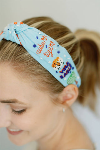 Gracefully Made Art - Auburn University Beaded Headband