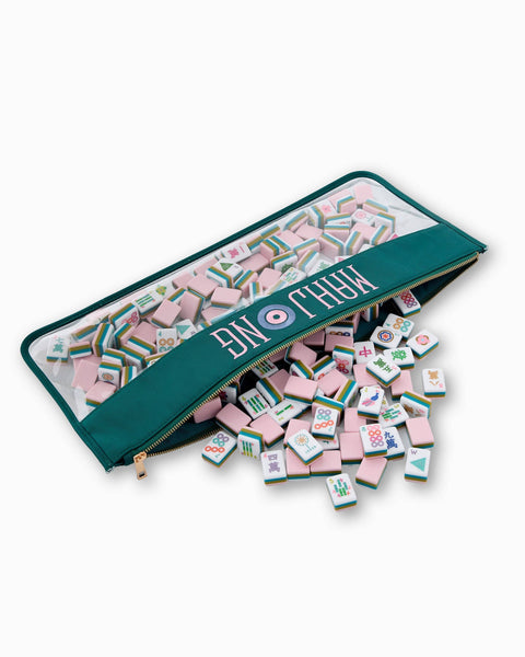 Oh My Mahjong - Teal Mahjong Bag