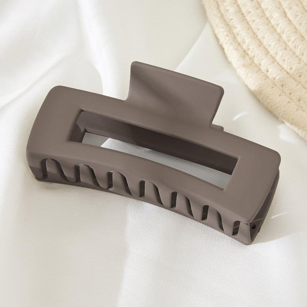 Rectangular Matte Hair Claw