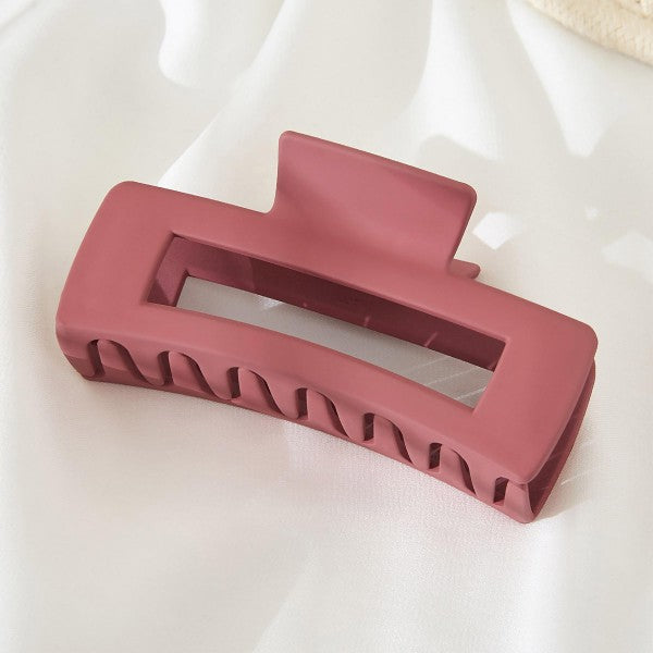 Rectangular Matte Hair Claw