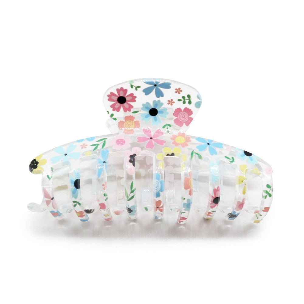 Flower Resin Hair Claw