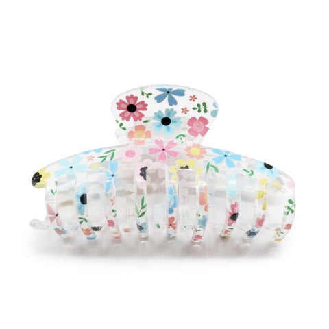 Flower Resin Hair Claw
