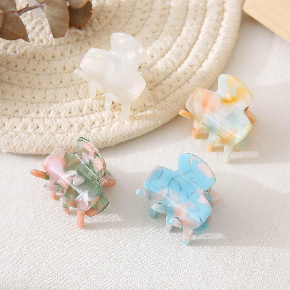 Colorful Claw Hair Clips Set