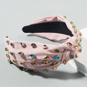 Light Pink Jeweled Headband