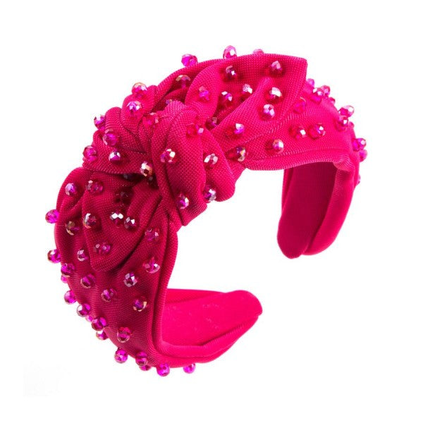 Double Bow Studded Headband