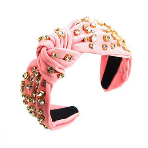 Pink Rhinestone Headband