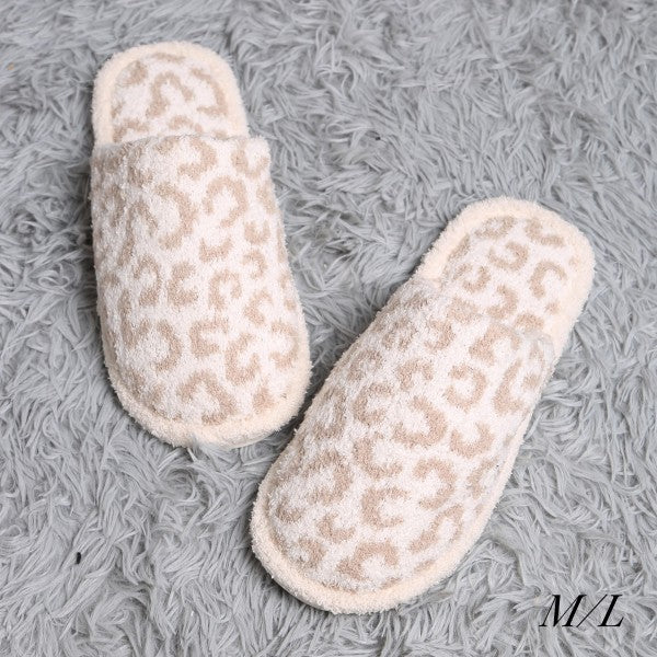 ComfyLuxe Leopard Slippers