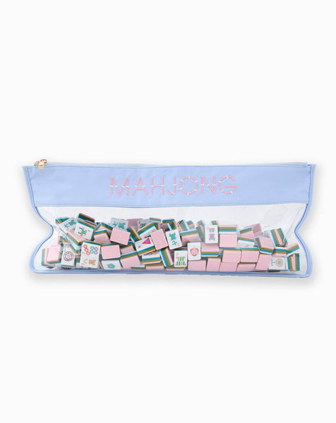 Oh My Mahjong - Light Blue Bamboo Mahjong Bag