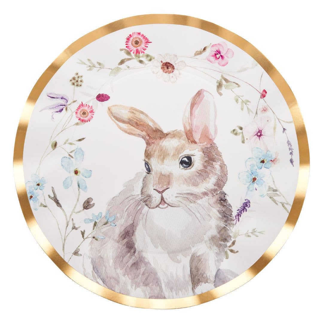 Sophistiplate - Wavy Paper Dinner Plate Charming Easter - 8pkg
