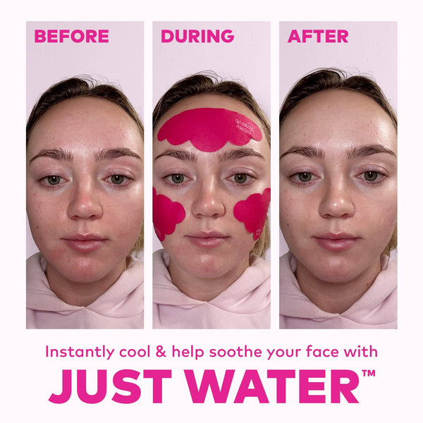 MakeUp Eraser - Facial Cooling Clouds Reusable Patches | Instant Cooling