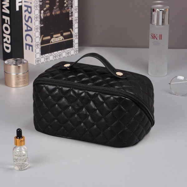 Puffer Quilted Makeup Travel Case
