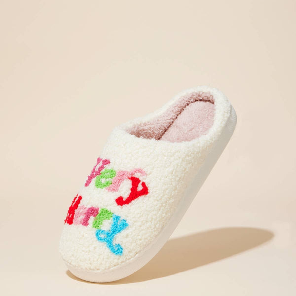 Lilla Haven - Very Marry Christmas Home Slippers: Multi / Large / 4DL98013
